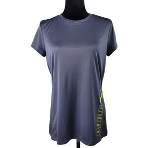 Puma woman’s gray workout t-shirt size L